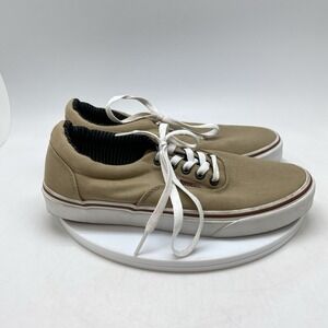 Vans Authentic Era 59 Mens 9 Beige Skater Casual Canvas 508731 Shoes Sneakers